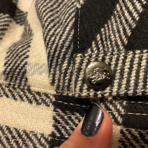 Burberry Gray Nova Check wool and cashmere bucket hat, vintage, size medium - Picture 7 of 11